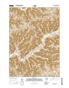 Coon Valley 2015 topographic map thumbnail