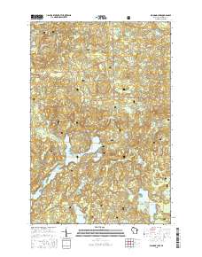 Diamond Lake 2015 topographic map thumbnail