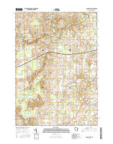 Clarks Mills 2015 topographic map thumbnail