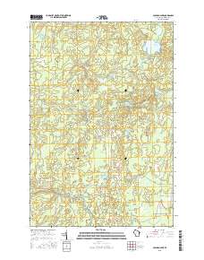 Coleman Lake 2015 topographic map thumbnail