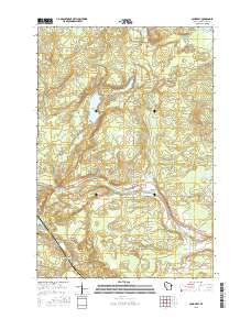 Couderay 2015 topographic map thumbnail