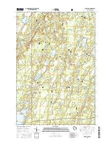 Gates Lake 2015 topographic map thumbnail