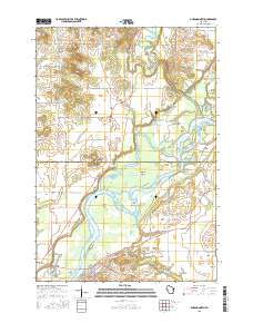 Durand North 2015 topographic map thumbnail