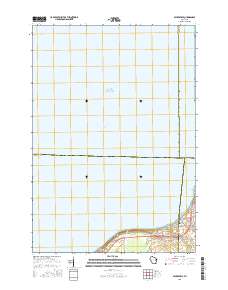 Dyckesville 2015 topographic map thumbnail