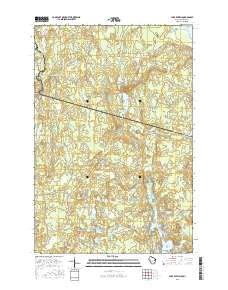 Lake Evelyn 2015 topographic map thumbnail