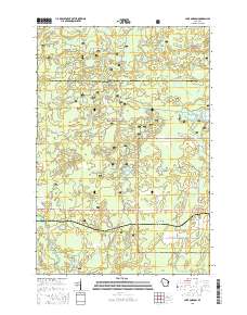 Lake Gordon 2015 topographic map thumbnail