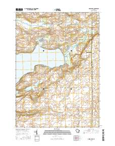 Green Lake 2015 topographic map thumbnail