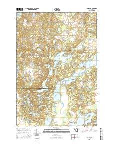 Chain Lake 2015 topographic map thumbnail