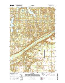Lake Minnesuing 2015 topographic map thumbnail