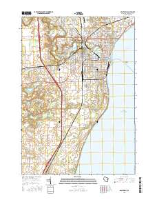 Manitowoc 2015 topographic map thumbnail