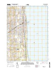 Kenosha 2016 topographic map thumbnail