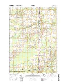 Lena 2016 topographic map thumbnail