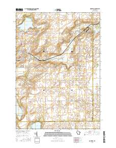 Markesan 2015 topographic map thumbnail