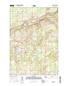 Jump River 2015 topographic map thumbnail