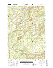 Jump River Fire Tower NE 2015 topographic map thumbnail