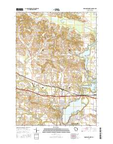 Menomonie North 2015 topographic map thumbnail