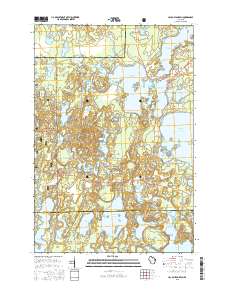 Lac du Flambeau 2015 topographic map thumbnail