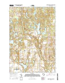 Lower Vermillion Lake 2015 topographic map thumbnail