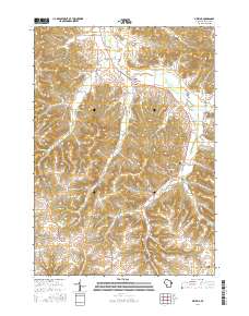 Melvina 2016 topographic map thumbnail