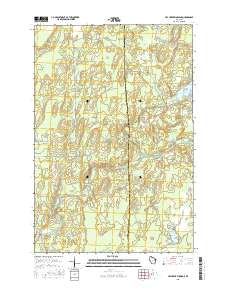 Hay Creek Flowage 2015 topographic map thumbnail