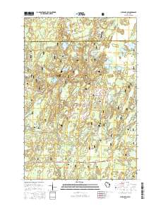 Pike Lake NW 2015 topographic map thumbnail