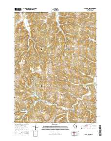 Pleasant Ridge 2016 topographic map thumbnail