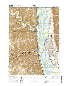 Prairie du Chien 2015 topographic map thumbnail