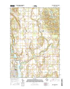 Rice Lake North 2015 topographic map thumbnail