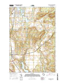Rice Lake South 2015 topographic map thumbnail