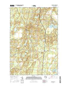Priest Lake 2015 topographic map thumbnail