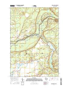 Monson Lake 2015 topographic map thumbnail