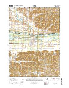 Muscoda 2016 topographic map thumbnail