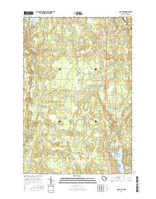 Pine Lake 2015 topographic map thumbnail