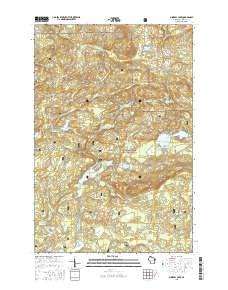 Mineral Lake 2015 topographic map thumbnail