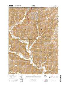 Mineral Point 2016 topographic map thumbnail