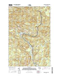 Miscauno Island 2016 topographic map thumbnail