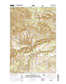 Moquah 2015 topographic map thumbnail