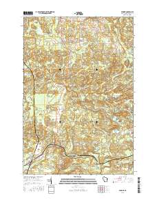 Pembine 2016 topographic map thumbnail