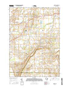 Oakfield 2015 topographic map thumbnail