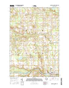Oconto Falls North 2016 topographic map thumbnail