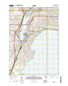 Neenah 2016 topographic map thumbnail