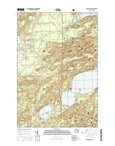 Pioneer Lake 2015 topographic map thumbnail