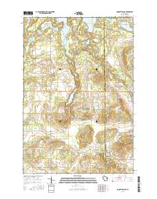Poquettes Lake 2015 topographic map thumbnail