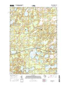 Moen Lake 2015 topographic map thumbnail