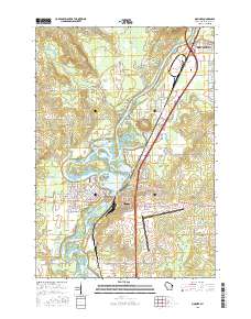 Mosinee 2015 topographic map thumbnail