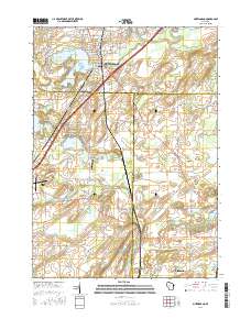 Mukwonago 2016 topographic map thumbnail