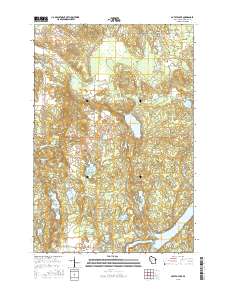 Potato Lake 2015 topographic map thumbnail