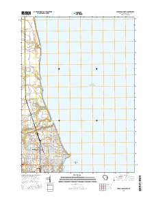 Sheboygan North 2016 topographic map thumbnail