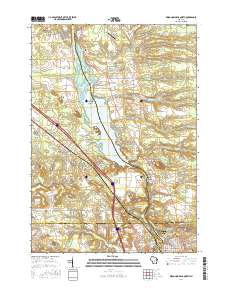 Wisconsin Dells North 2016 topographic map thumbnail