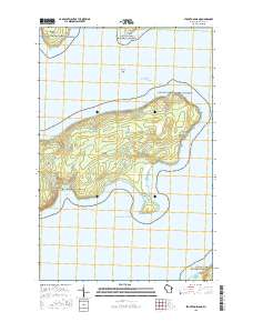 Stockton Island 2015 topographic map thumbnail